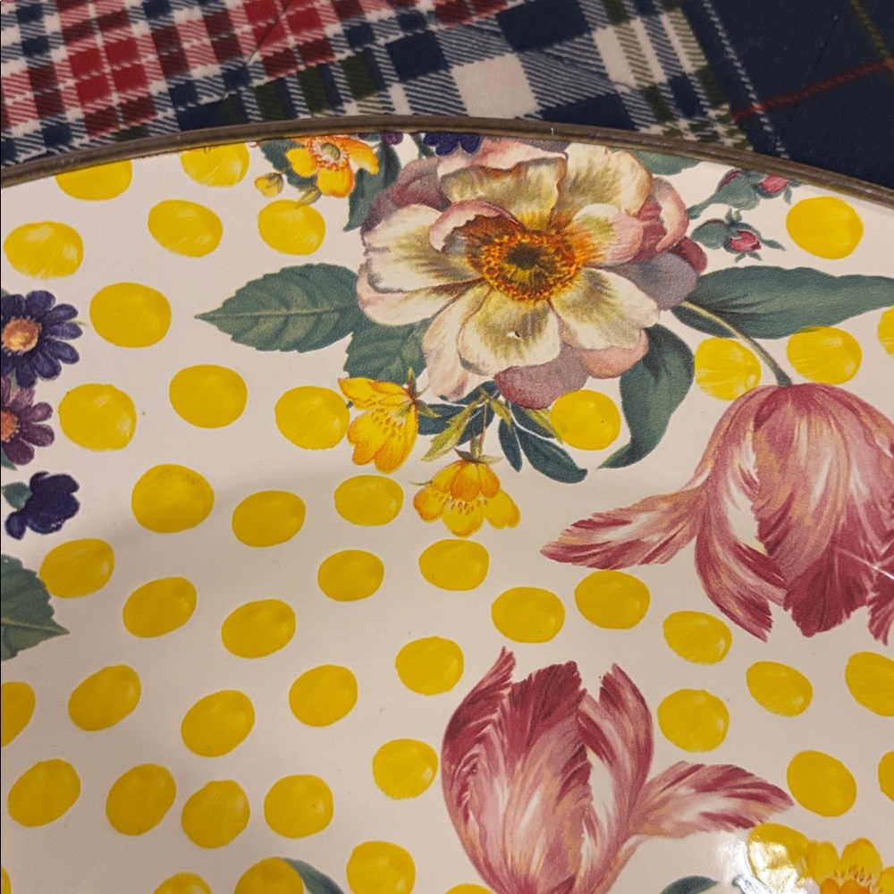 Mackenzie-Child’s large enamel buttercup bowl - retired - Picture 10 of 10